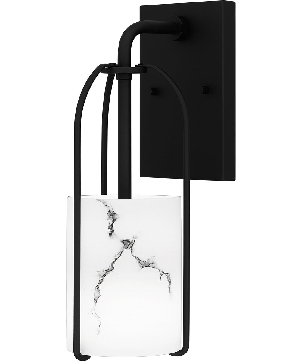 Fairbanks Small 1-light Wall Sconce Matte Black