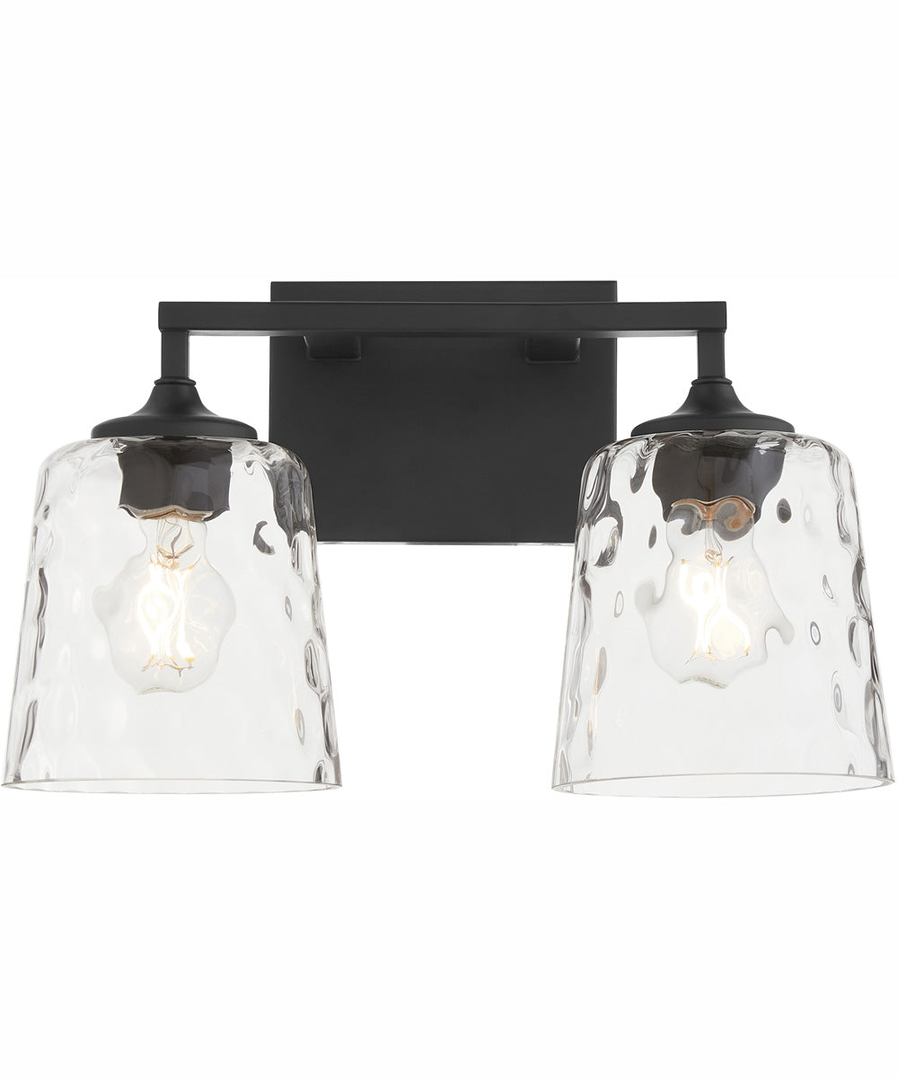Eldorado 2-light Bath Vanity Light Matte Black