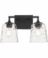 Eldorado 2-light Bath Vanity Light Matte Black