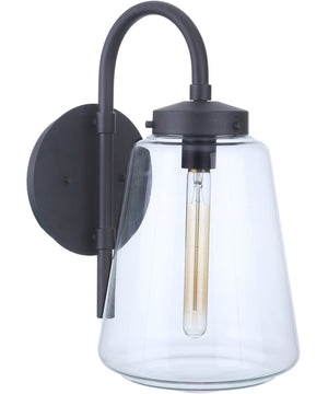 Laclede 1-Light Outdoor Wall Light Midnight