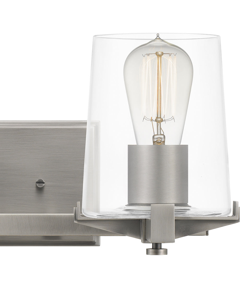 Perry Medium 2-light Bath Light Antique Nickel