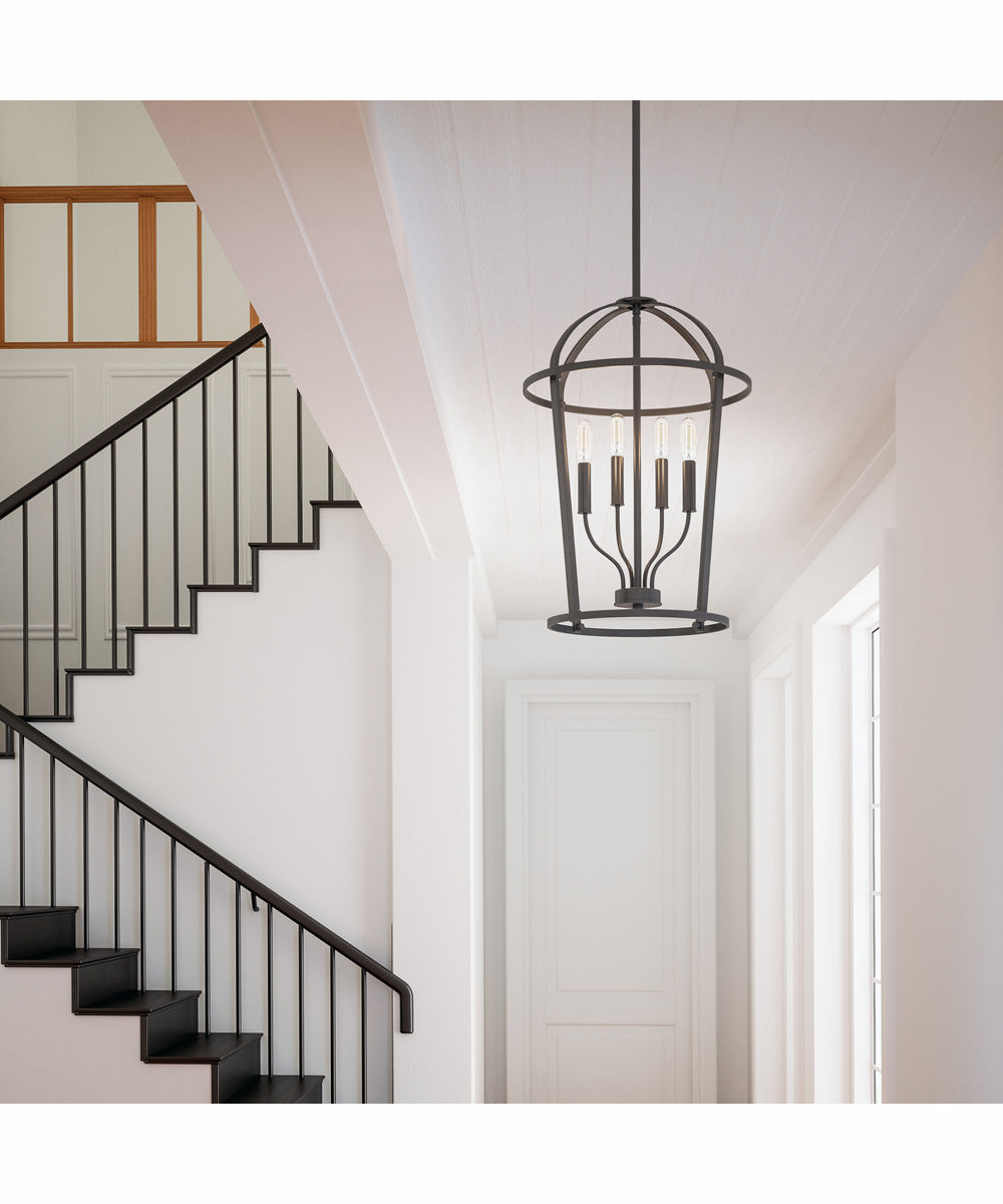 Greyson 4-Light Foyer Matte Black