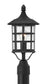18"H Freeport 1-Light Outdoor Pier Post Light in Black