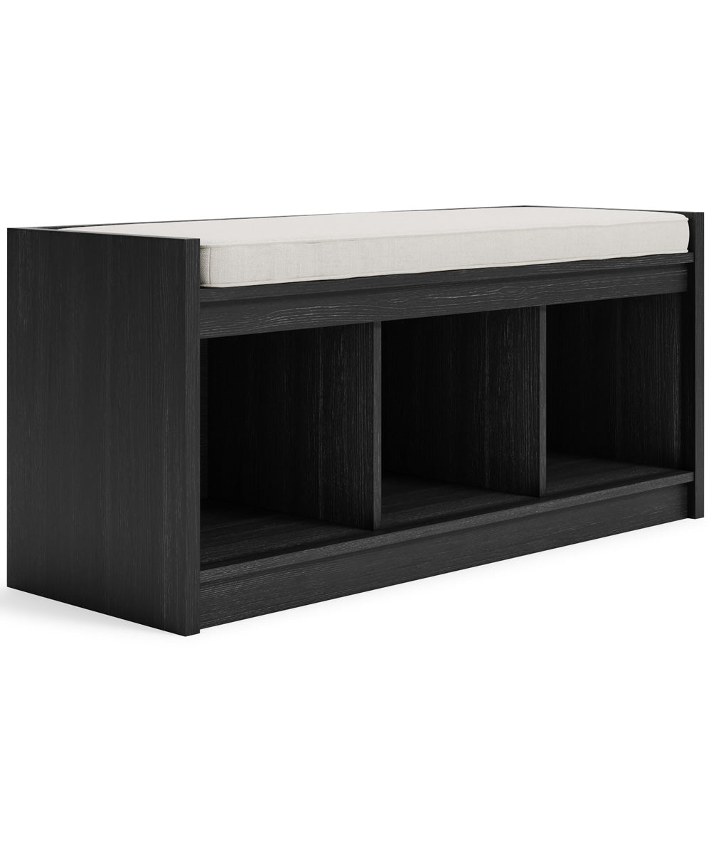 Yarlow Storage Bench Gray