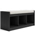 Yarlow Storage Bench Gray