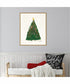 Framed Christmas Tree II by Kyra Brown Canvas Wall Art Print (23  W x 28  H), Sylvie Gold Frame