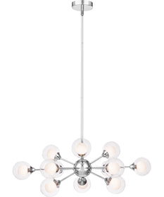 Spellbound 12-light Chandelier Polished Chrome
