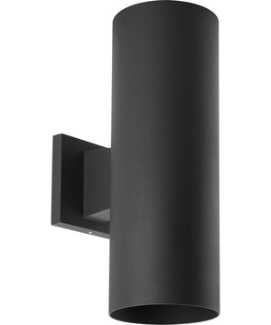 5" LED Outdoor Up/Down Cylinder Black