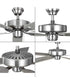AirPro 52 in. 5-Blade Transitional Ceiling Fan Brushed Nickel