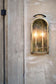 Rowley 2-Light Medium Outdoor Wall Mount Lantern in Light Antique Brass