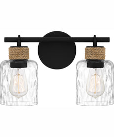 Baltic Medium 2-light Bath Light Matte Black