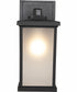 Resilience Lanterns 1-Light Outdoor Wall Lantern Matte Black