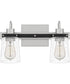 Axel Medium 2-light Bath Light Brushed Nickel