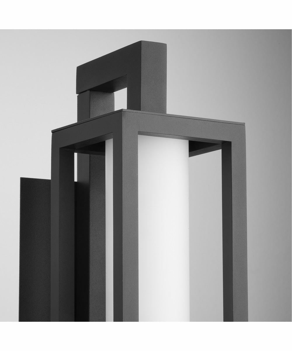 Parlor 1-light LED Wall Mount Light Fixture Textured Black