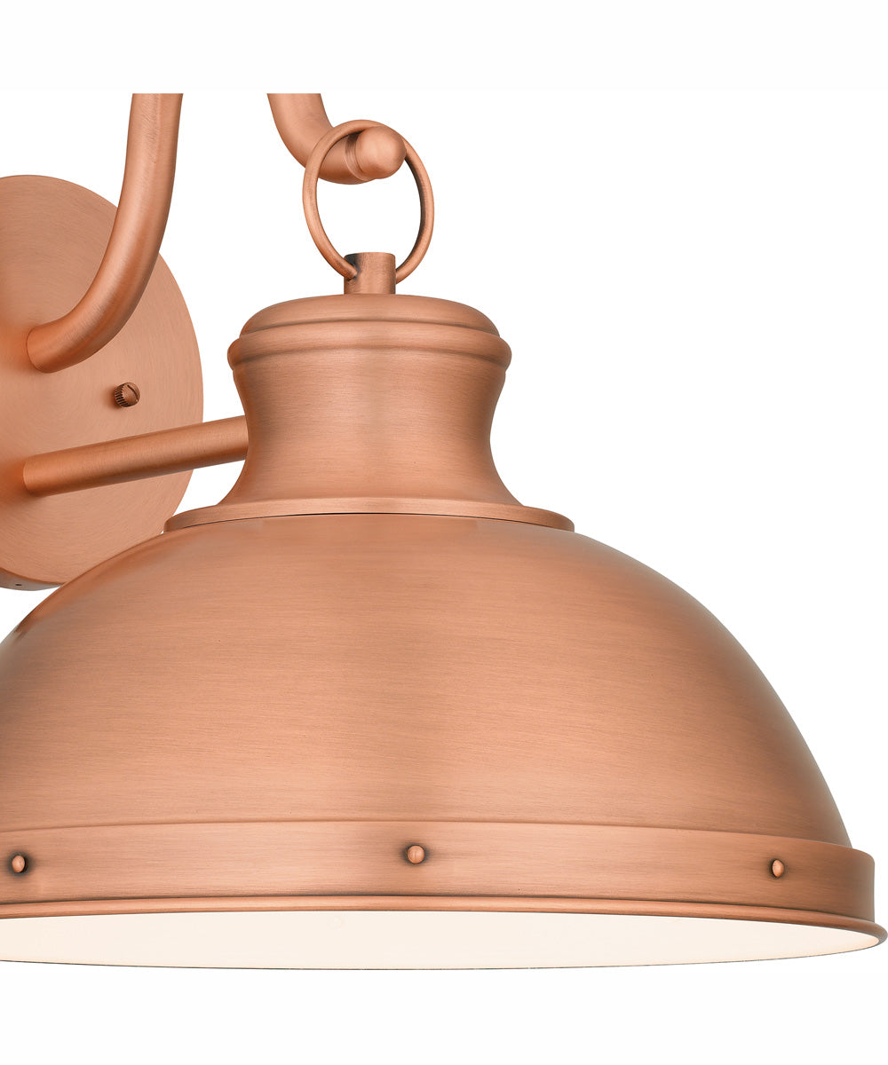 Jameson Large 1-light Outdoor Wall Light Aged Copper