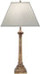 33"h Genuine Stiffel 3-Way Table Lamp Aged Brass