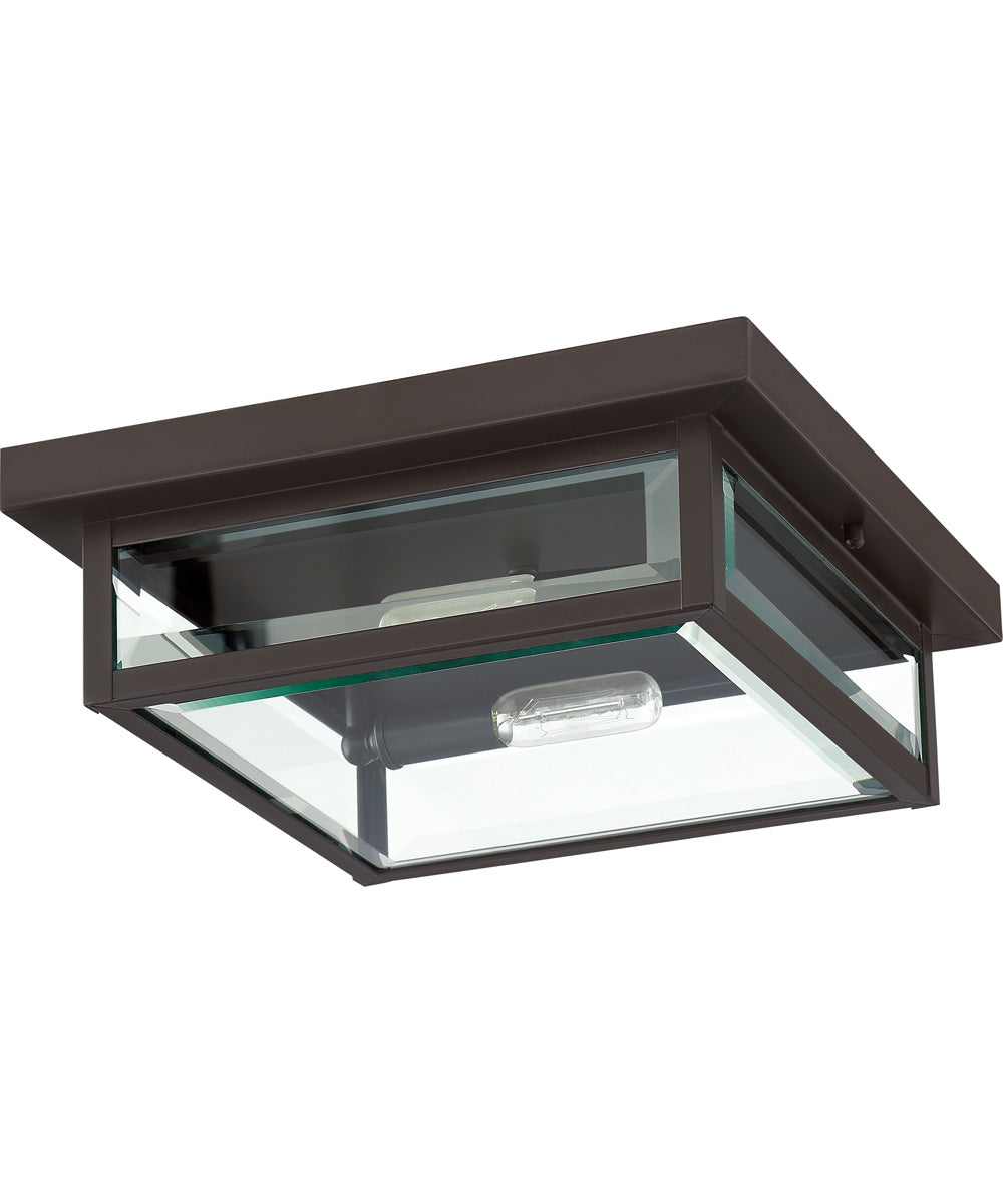 Westover 2-light Flush Mount Western Bronze