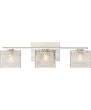 Westcap Large 3-light Bath Light Brushed Nickel