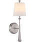Palmer 1-Light Wall Sconce Brushed Polished Nickel