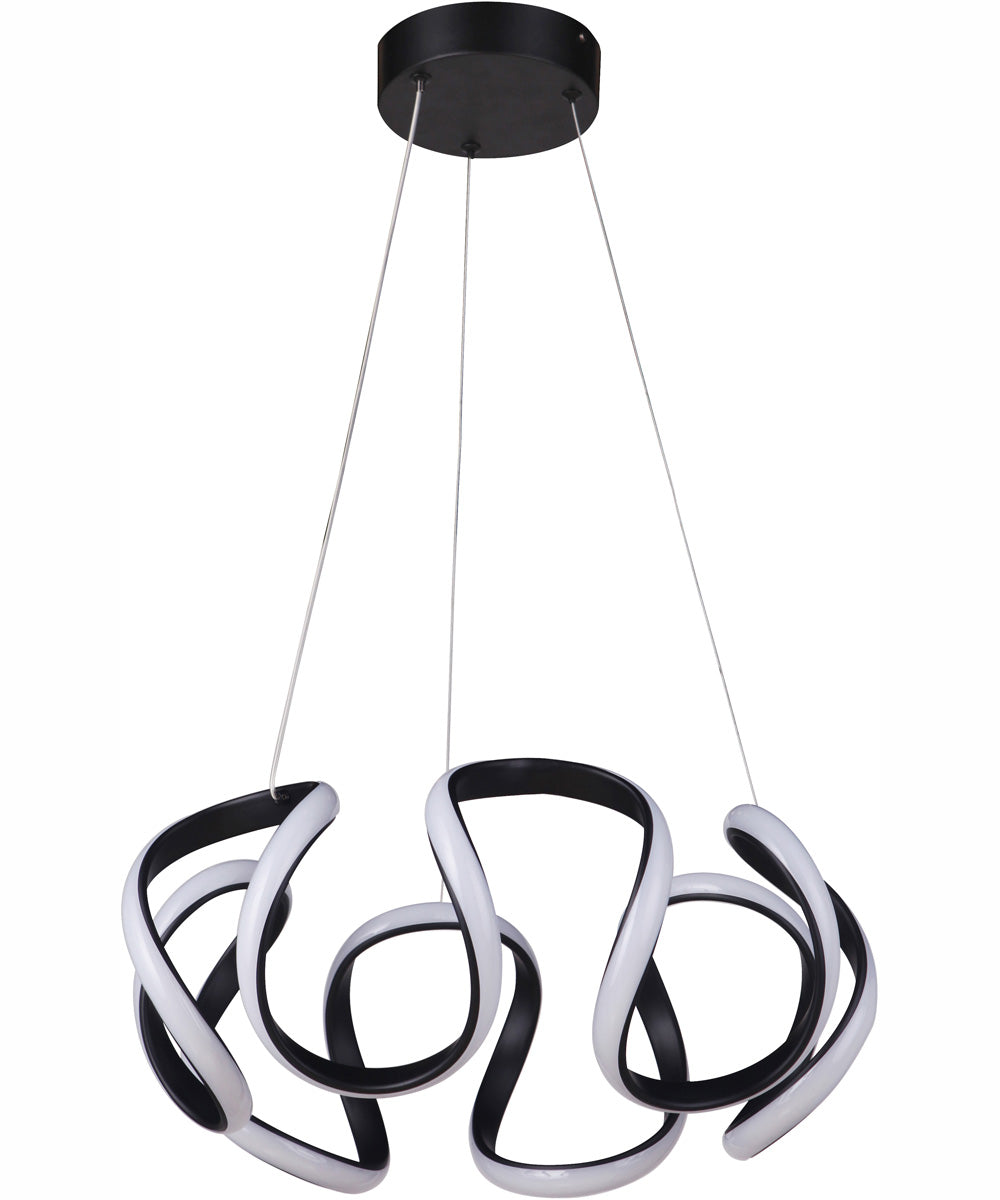 Pulse 1-Light Pendant Flat Black