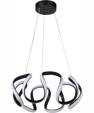 Pulse 1-Light Pendant Flat Black
