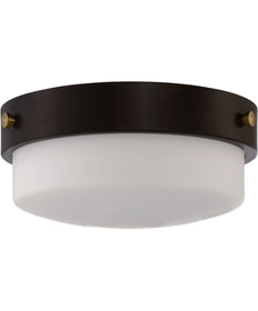 Oak Street 2-Light Flushmount Flat Black
