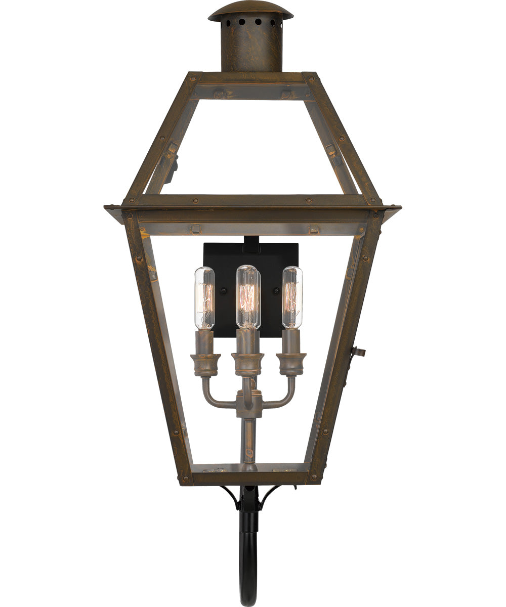 Rue De Royal Extra Large 4-light Outdoor Wall Light Industrial Bronze