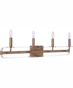 Graclyn 4-Light Vanity Satin Brass