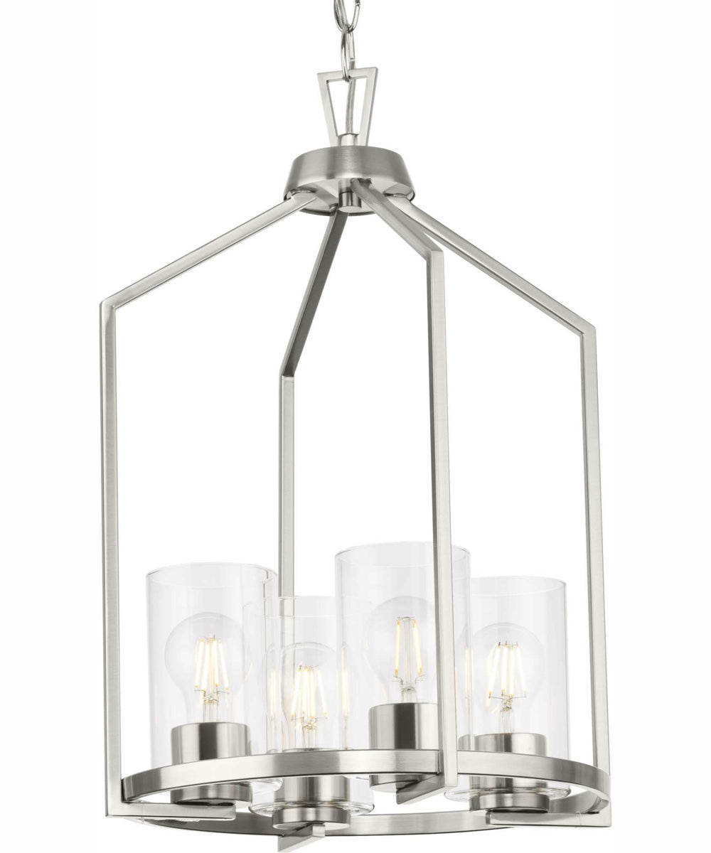 Goodwin 4-Light Modern Farmhouse Hall & Foyer Light Brushed Nickel