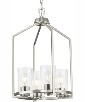 Goodwin 4-Light Modern Farmhouse Hall & Foyer Light Brushed Nickel