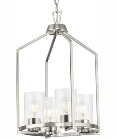 Goodwin 4-Light Modern Farmhouse Hall & Foyer Light Brushed Nickel