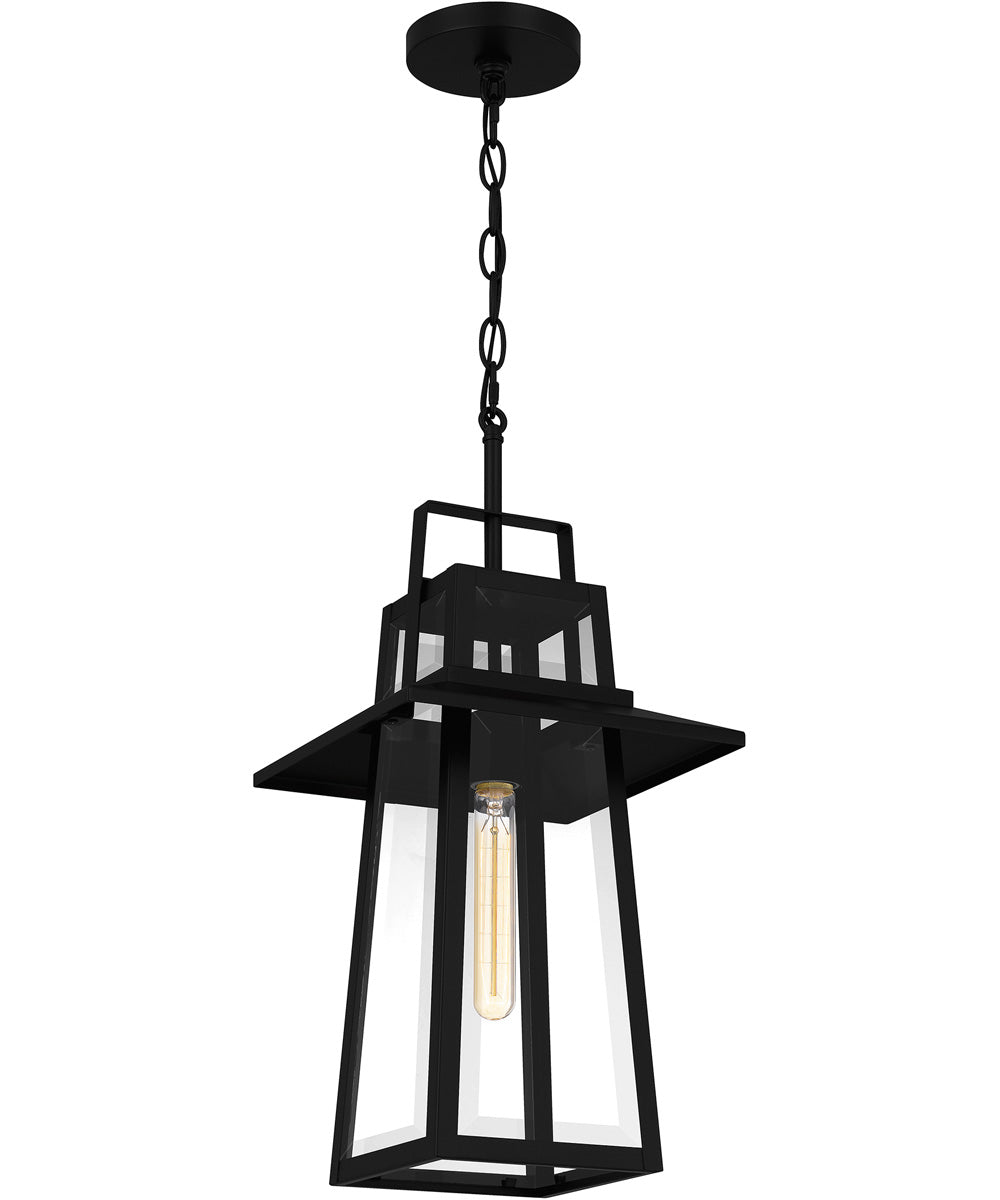 Devonport Large 1-light Outdoor Pendant Light Matte Black