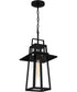 Devonport Large 1-light Outdoor Pendant Light Matte Black