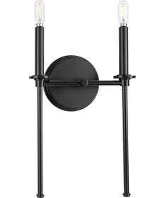 Elara 2-Light New Traditional Wall Light Matte Black