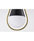 Admiral 1-Light Pendant Matte Black
