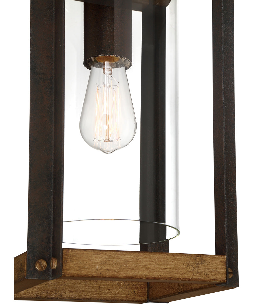 Marion Square Large 1-light Outdoor Wall Light Rustic Black