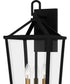 Hull Large 3-light Outdoor Wall Light  Coastal Armour Aluminum Matte Black