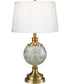 Mitre 24% Lead Crystal Table Lamp
