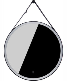 LED Lighted Mirror 1-Light Mirror Flat Black