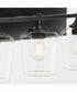 Veno 3-light Bath Vanity Light Matte Black