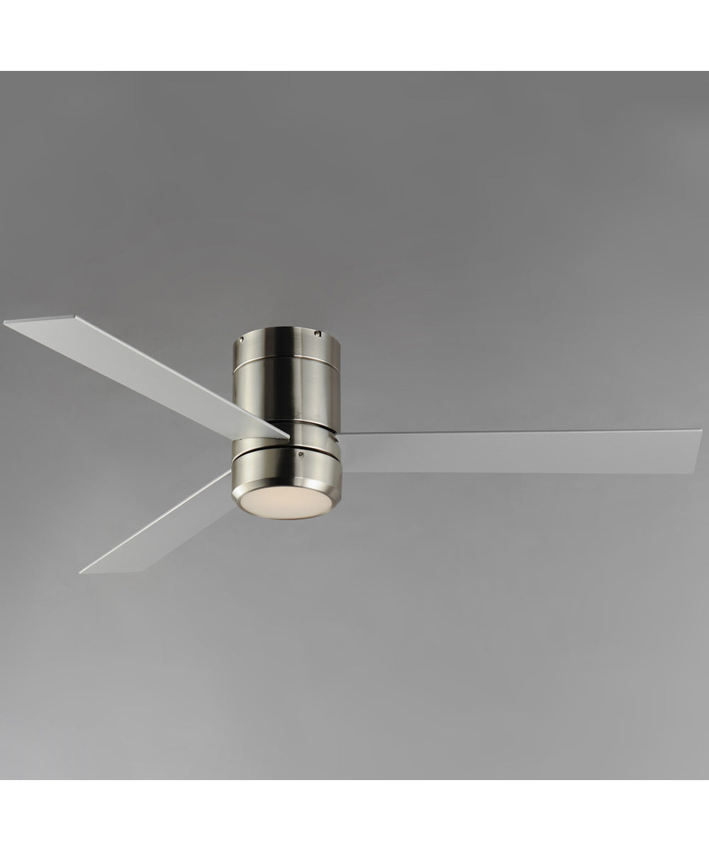 Tanker 52 inch 3-Blade Hugger Fan w LED Light Kit Satin Nickel