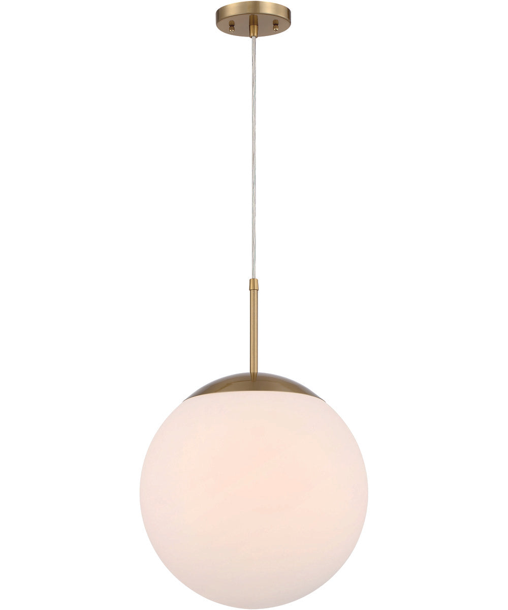 Gaze 1-Light Pendant Satin Brass