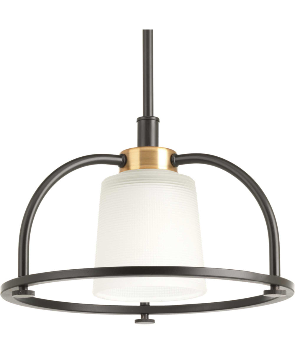 West Village 13-1/2" 1-Light Semi-Flush Convertible Antique Bronze