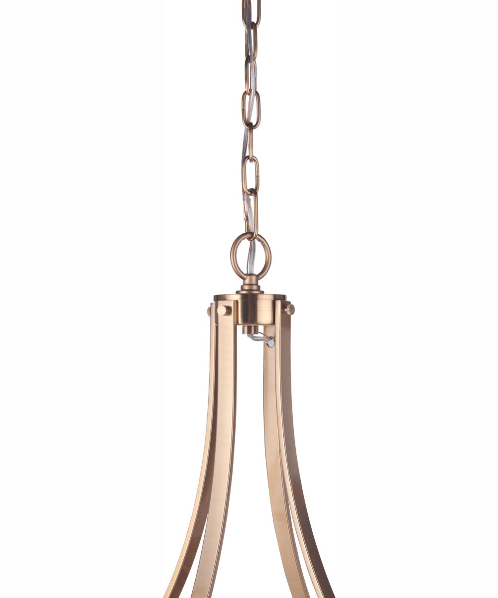 Elliot 5-Light Chandelier Satin Brass