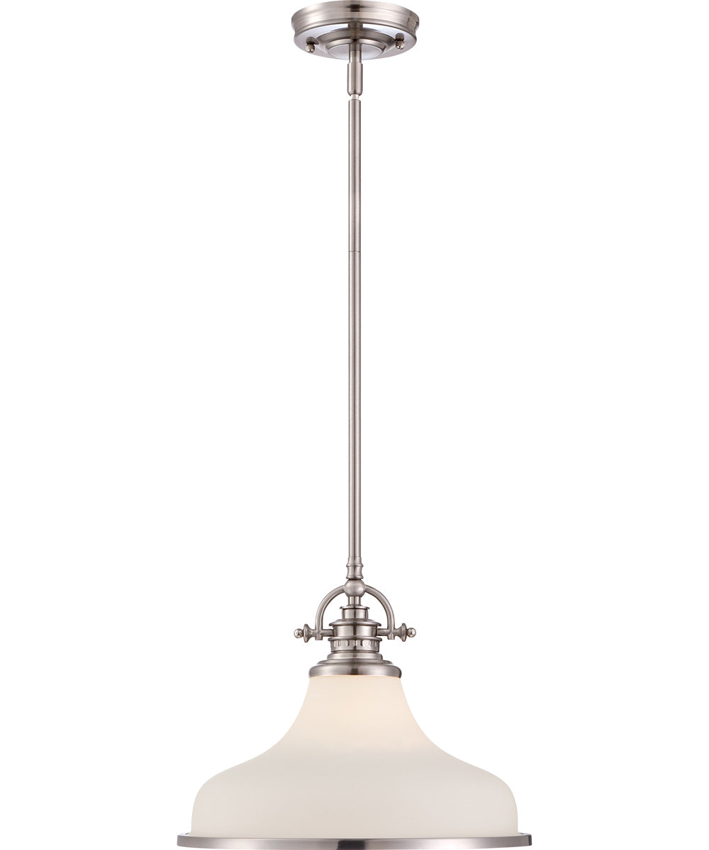 Grant 1-light Pendant Brushed Nickel