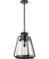 Everett 1-Light Pendant Matte Black