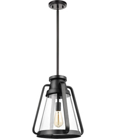 Everett 1-Light Pendant Matte Black