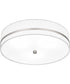 Quoizel Flush Mount Medium 3-light Flush Mount Brushed Nickel