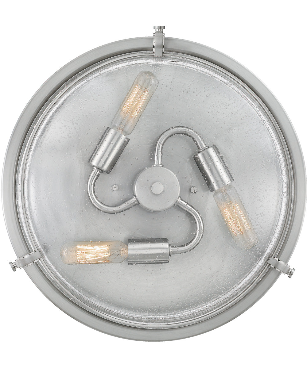 Copernicus 3-light Flush Mount Brushed Nickel