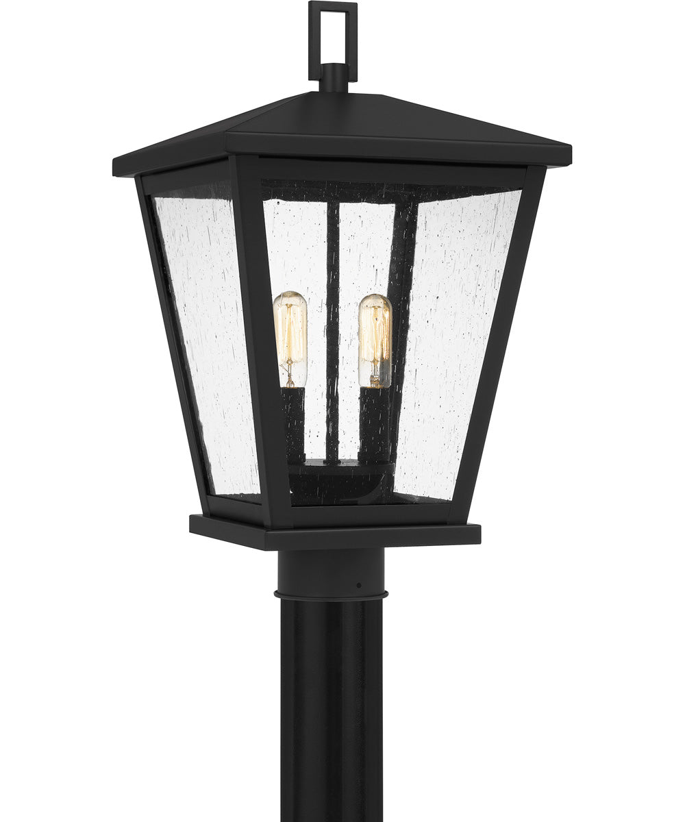 Joffrey Large 2-light Outdoor Post Light Matte Black